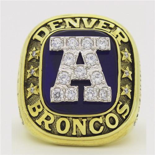 Denver Broncos 1986 AFC American Football Championship Ring