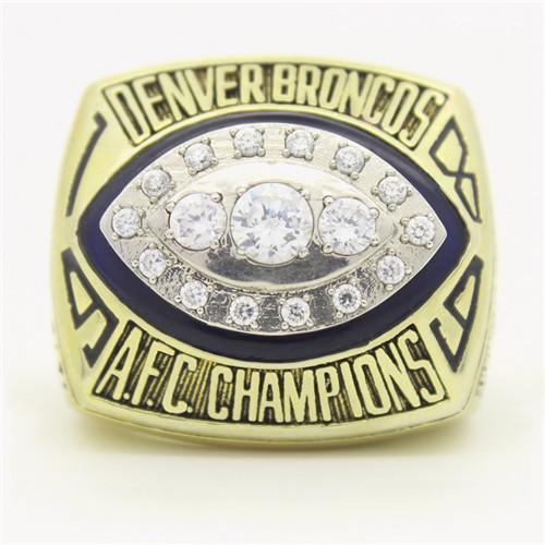 Denver Broncos 1989 AFC American Football Championship Ring