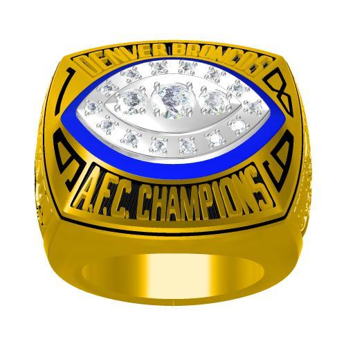 Denver Broncos 1989 AFC American Football Championship Ring