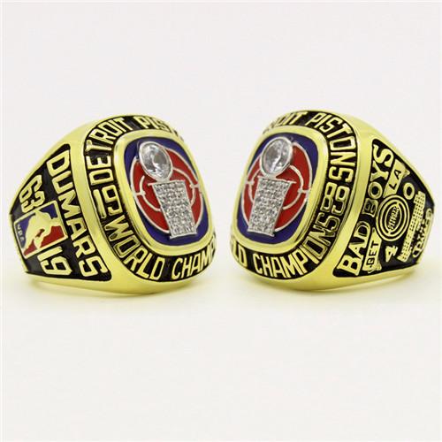 Detroit Pistons 1989 NBA Basketball World Championship Ring