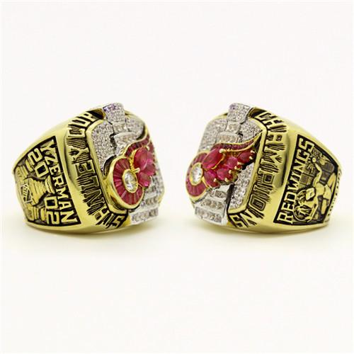 Detroit Red Wings 2002 NHL Stanley Cup Championship Ring