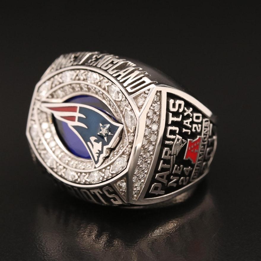 New England Patriots 2017 AFC American Football Championship Ring