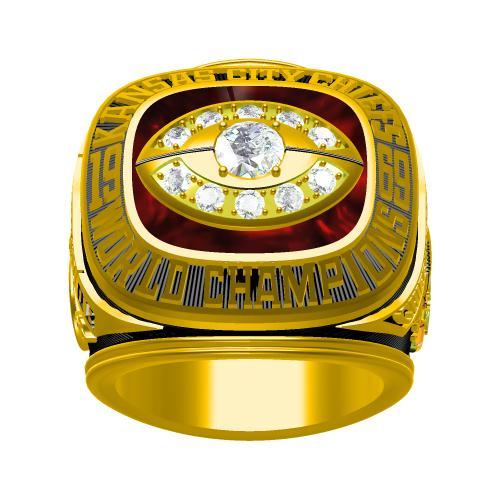 Kansas City Chiefs 1969 NFL Super Bowl Championship Ring