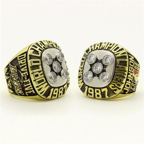 Los Angeles Lakers 1987 NBA Basketball World Championship Ring