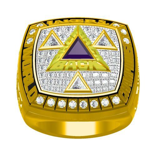 Los Angeles Lakers 2002 NBA Basketball World Championship Ring