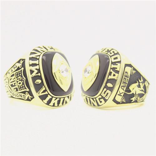 Minnesota Vikings 1969 National Football Championship Ring