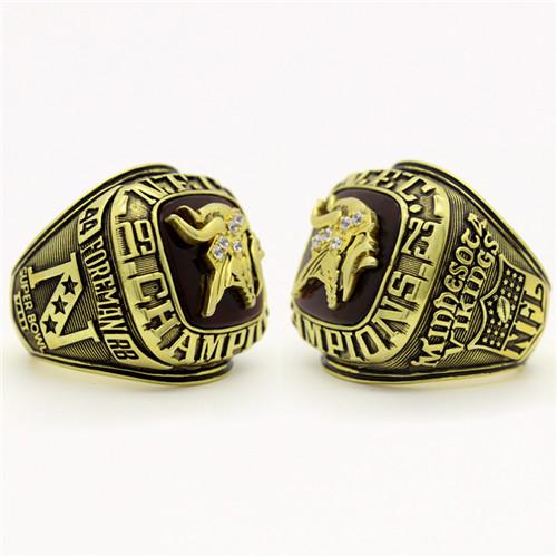 Minnesota Vikings 1973 NFC National Football Championship Ring