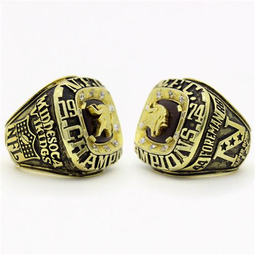 Minnesota Vikings 1974 NFC National Football Championship Ring