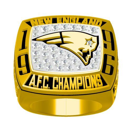 New England Patriots 1996 AFC American Football Championship Ring