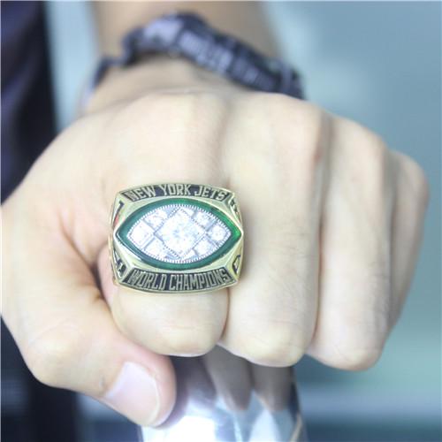 New York Jets 1968 NFL Super Bowl Championship Ring