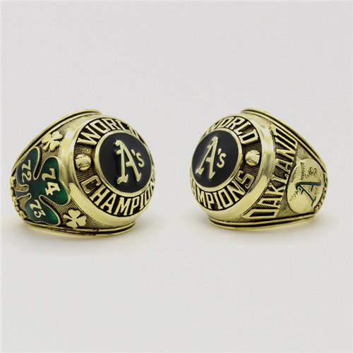 Oakland Athletics 1974 MLB World Series Championship Ring