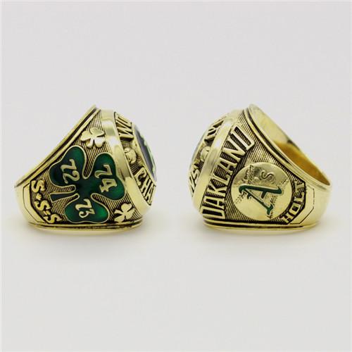 Oakland Athletics 1974 MLB World Series Championship Ring