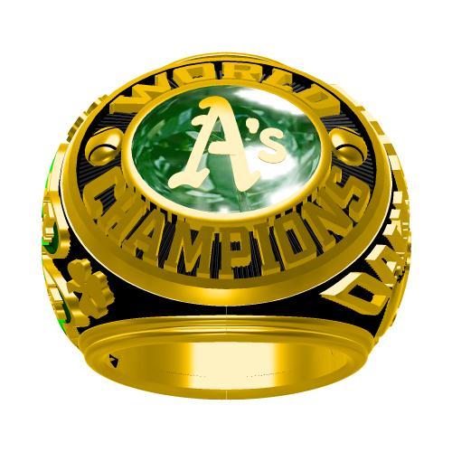 Oakland Athletics 1974 MLB World Series Championship Ring