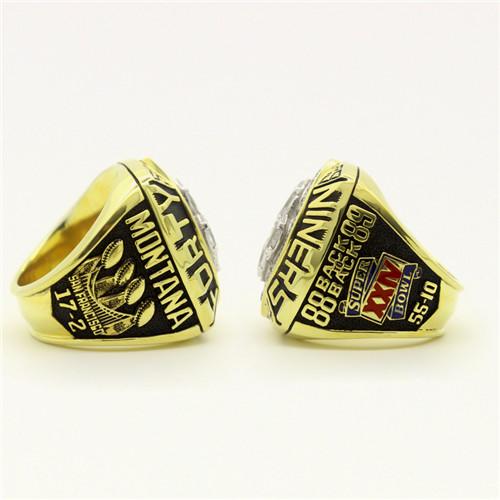 San Francisco 49ers 1989 NFL Super Bowl Championship Ring