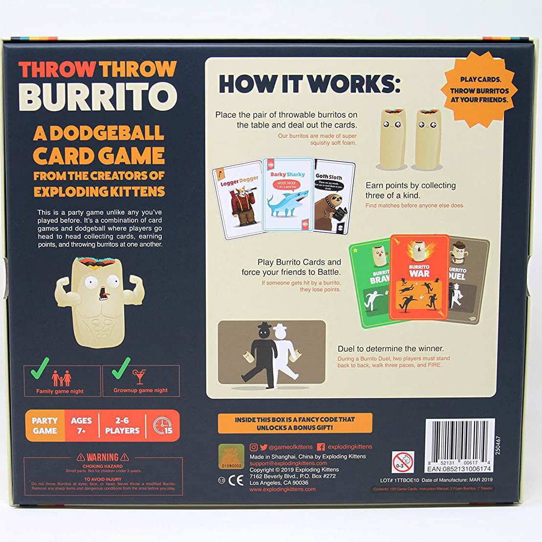 Throw Throw Burrito Game Wholesale