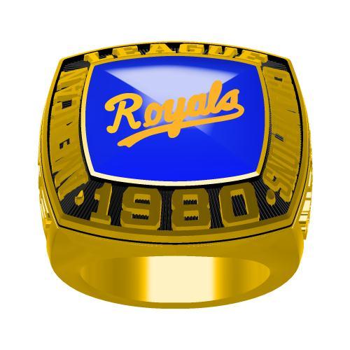 Kansas City Royals 1980 AL American League Championship Ring